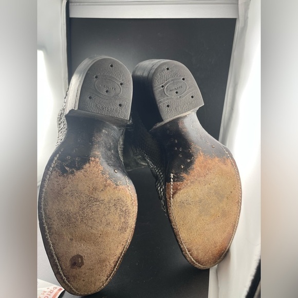 Nocona Snake Skin Lady Boots Size 7A - Picture 7 of 11